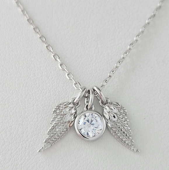 Guardian Angel Necklace, 925 Sterling Silver Charmed Aroma Angel Collec… - Picture 2 of 3